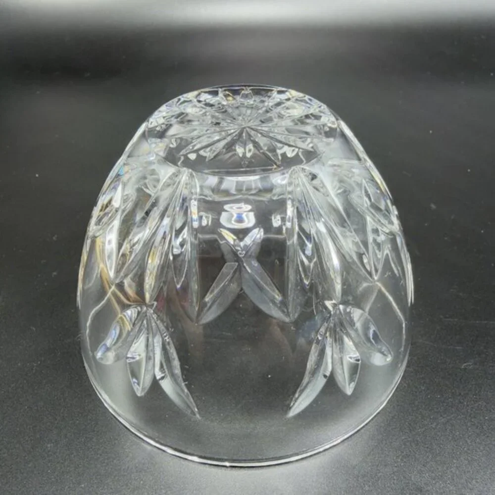 Waterford‎ Clear Crystal Thank You Vanity Bowl Dish Tulips Condiment Dish Holder